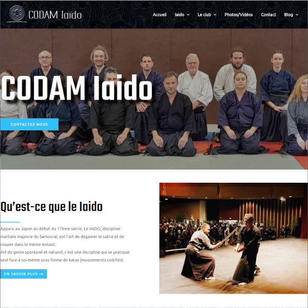 pagina web del CODAM Iaido