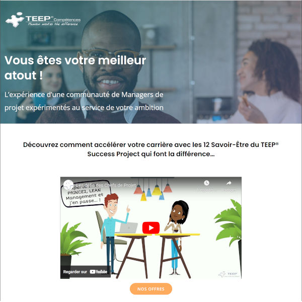 pagina web de teep-competences.fr